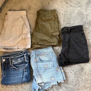 Woman’s shorts and jeans bundle of 5